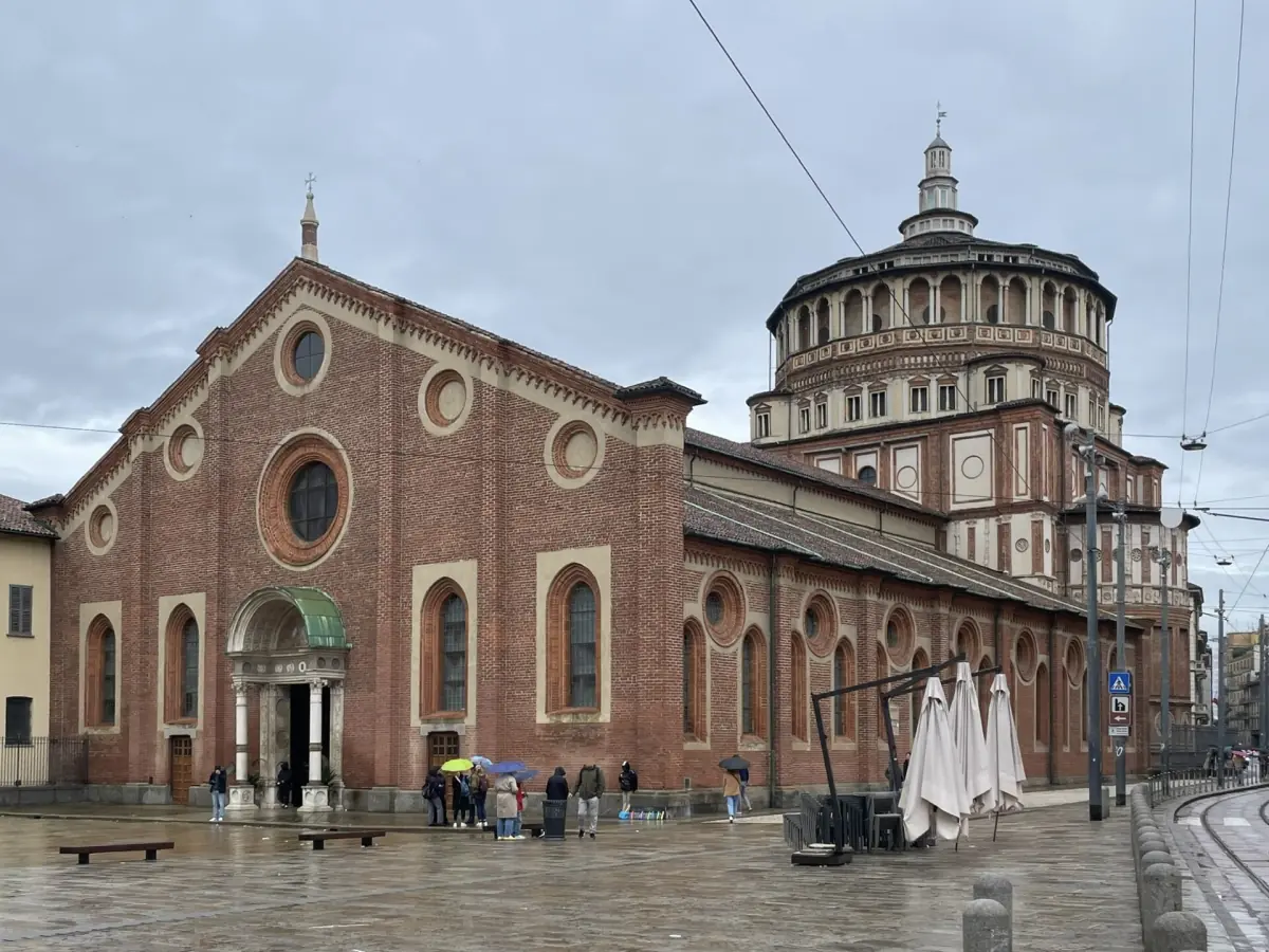Brick church of Santa Maria delle Grazie